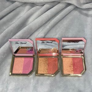 Too Faced trio of blushes
